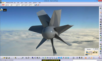 اموزش مدل پره موتور هواپیما با نرم افزار catia